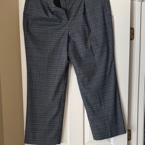 Chic Dark Jcrew Plaid Pants